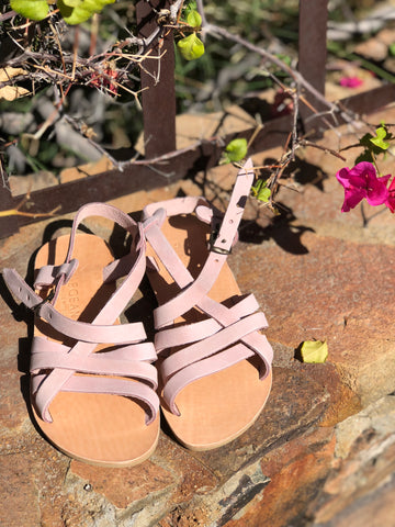 GAIA Pink Strappy Sandal